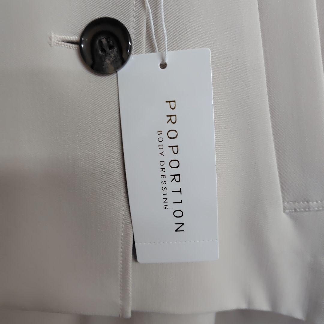 【新品タグ付き】PROPORTION ベーシックショートトレンチコート M