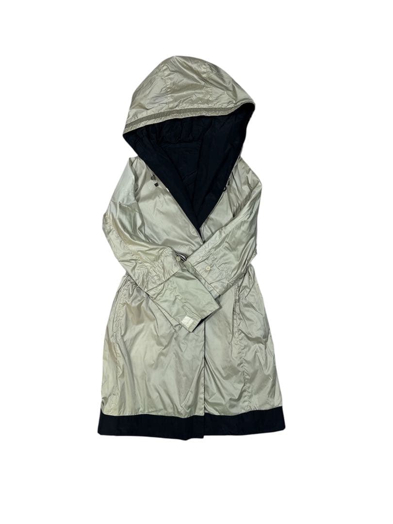 'S Max Mara リバーシブル ネイビー スプリングフードコート