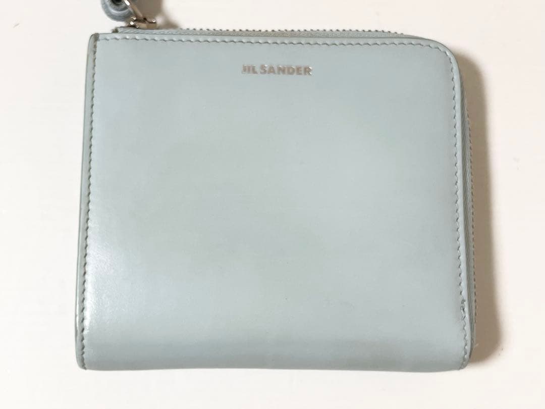 【早い者勝ち！】JIL SANDER 2つ折りウォレット　ライトブルー