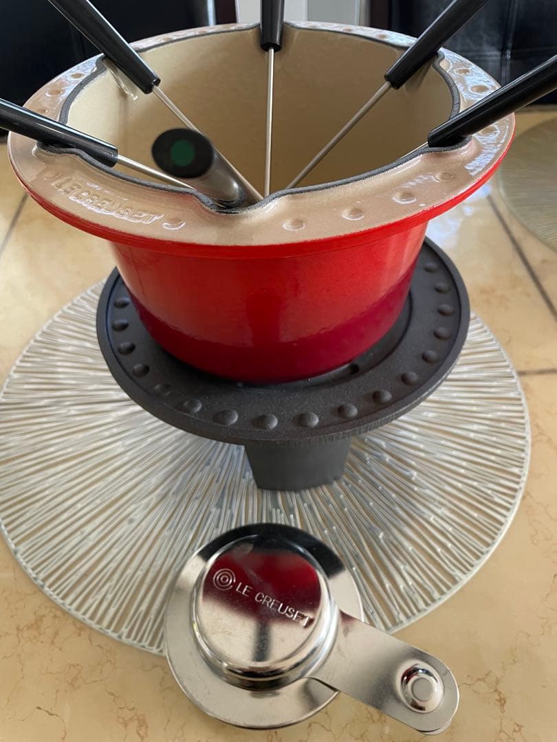 ✨限定セール✨Le Creuset フォンデュセット レッド