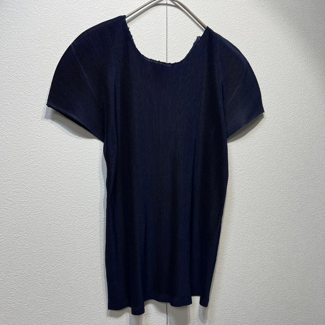 希少 美品 プリーツプリーズ イッセイミヤケ プリーツ デザイン Tシャツ 3