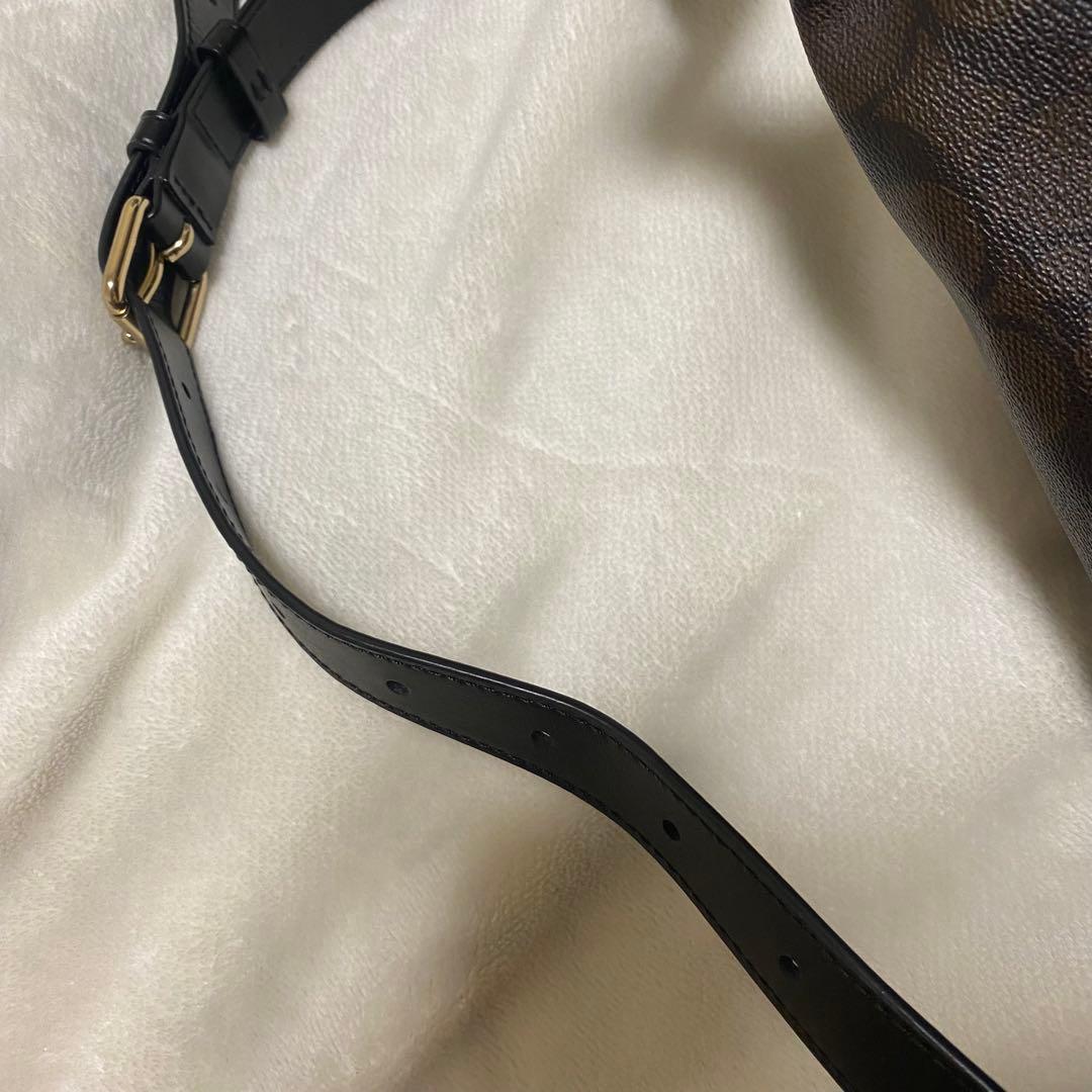 COACH コーチ　ウエスト　バッグ　ブラウン