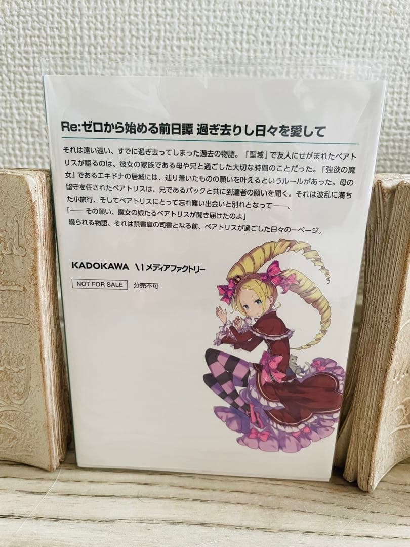 過ぎ去りし日々を愛して　Re:ゼロから始める前日譚　リゼロ