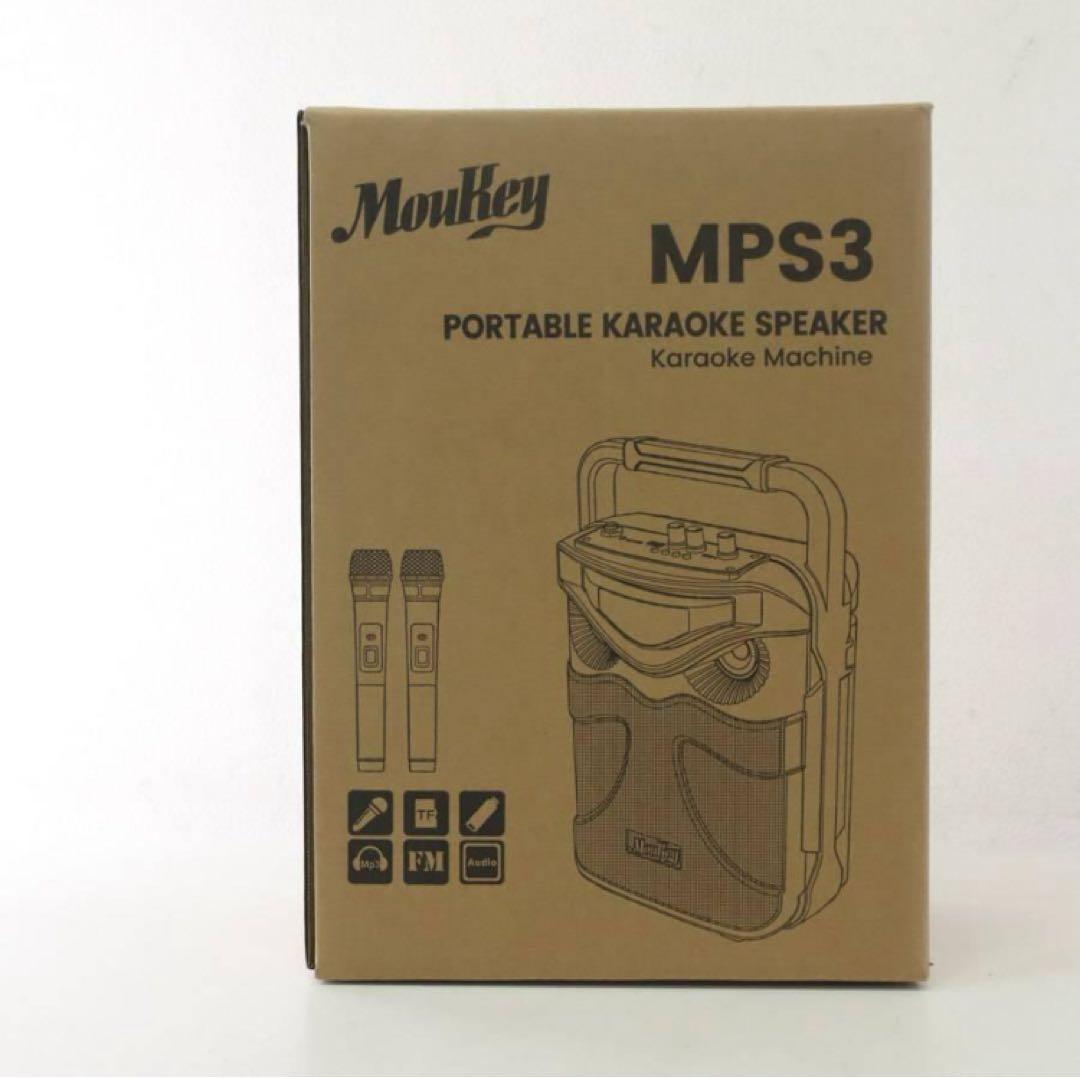 値下新品 MouKey MPS3 無線 ポータブルスピーカー マイク2本イベント