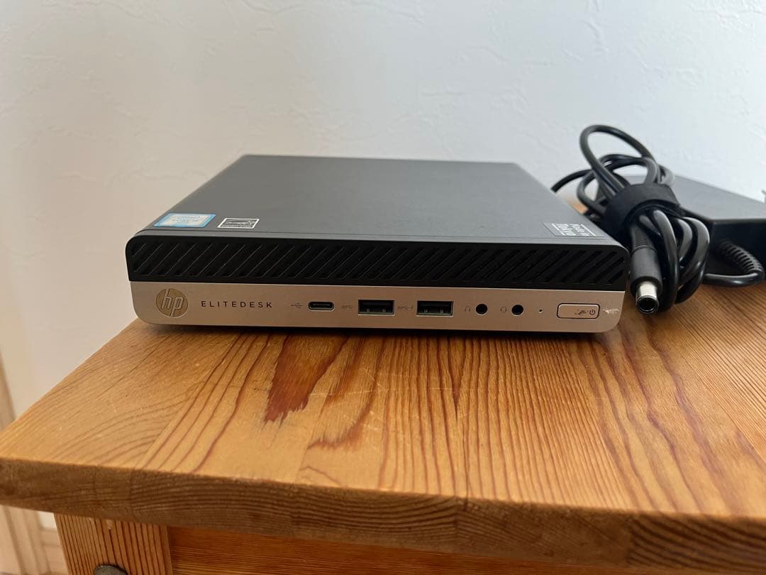 HP ミニPC EliteDesk 800 G3 8GB SSD256GB