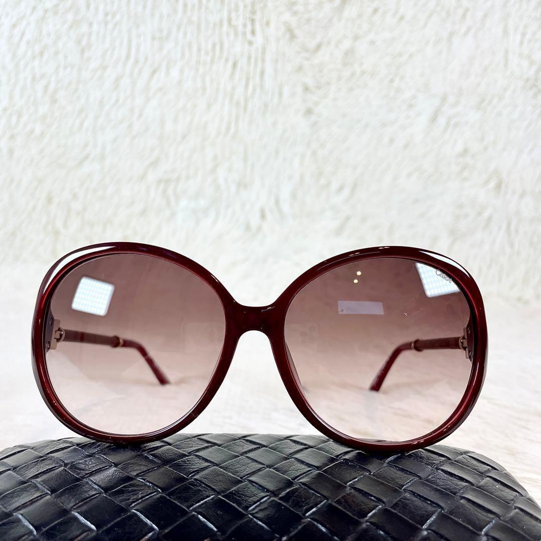 極美品　Chloe　クロエ　サングラス　CE639SL　レッドレンズ・フレーム