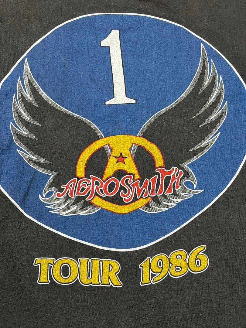 80S AEROSMITH AEROFORCE バンドT ヴィンテージ 古着