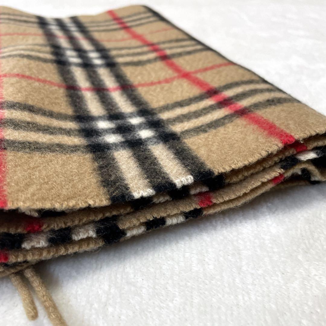 極美品⭐︎ BURBERRY LONDON カシミヤ100％　大判　マフラー