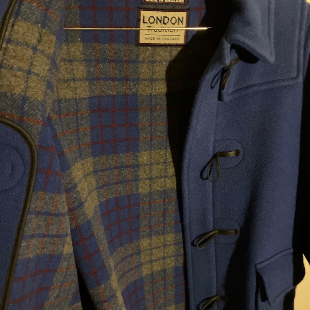 LONDON Tradition ダッフルコート 青