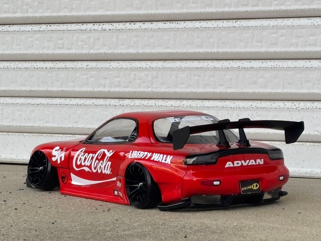 D-LIKE MAZDA rx-7 FD ラジコンボディ　塗装済未走行