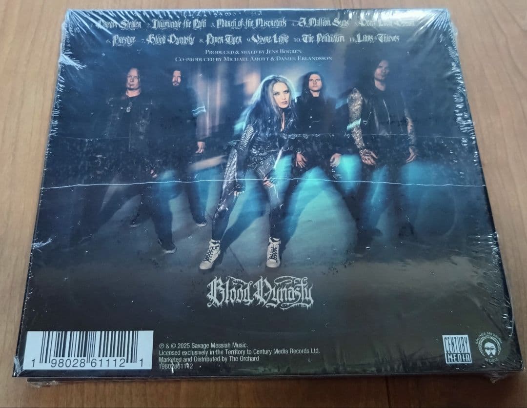 ARCH ENEMY アーチ・エネミー Blood Dynasty サイン入り