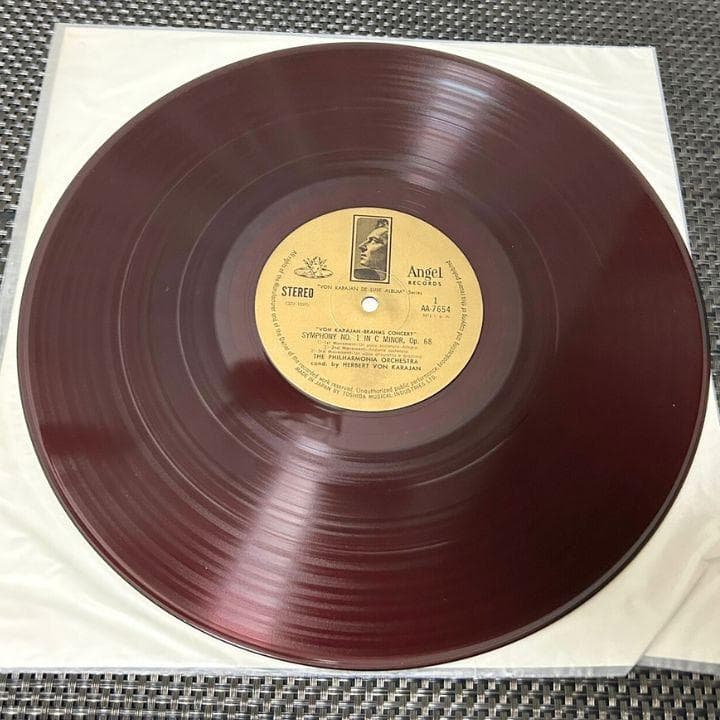 赤盤 カラヤン LPレコード ブラームス エンジェル 交響曲第1番 ハイドン