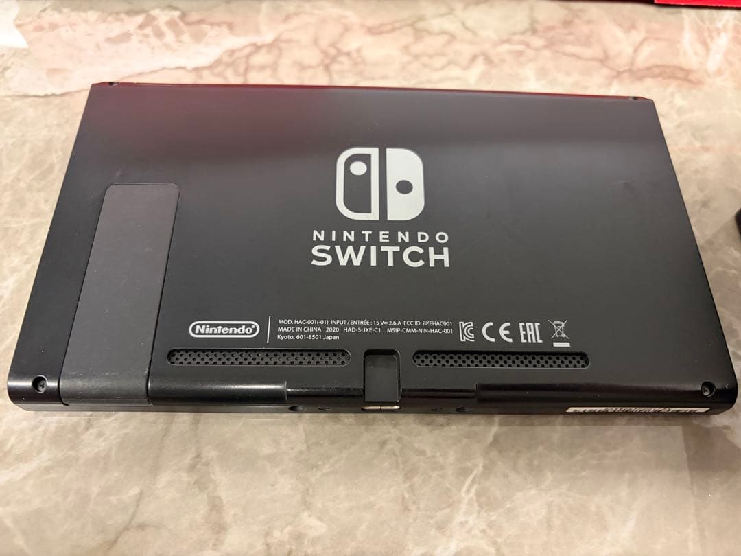 【美品】Nintendo Switch① 青/赤 本体 おまけ付