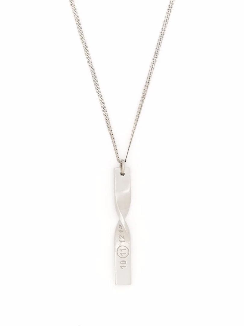 Maison Margiela Numbers ロゴペンダントチェーンネックレス
