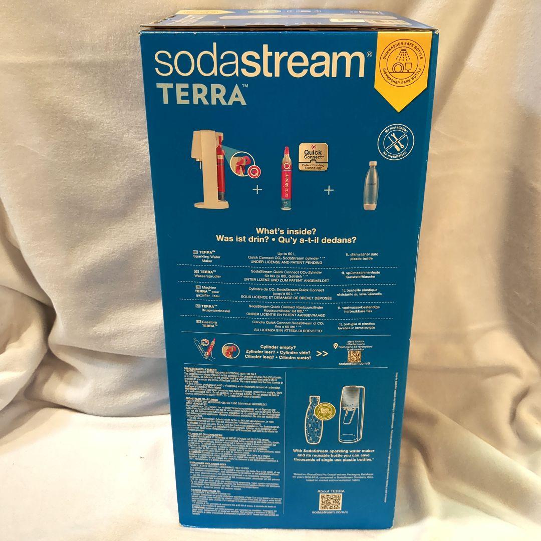【新品未使用】ソーダストリームTERRAスターターキット ホワイトSSM1086