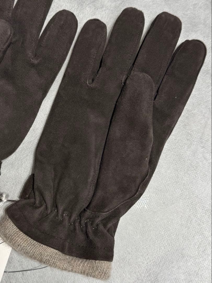 Tak GLOVES タグ付き 新品未使用 スエード手袋 裏地カシミア