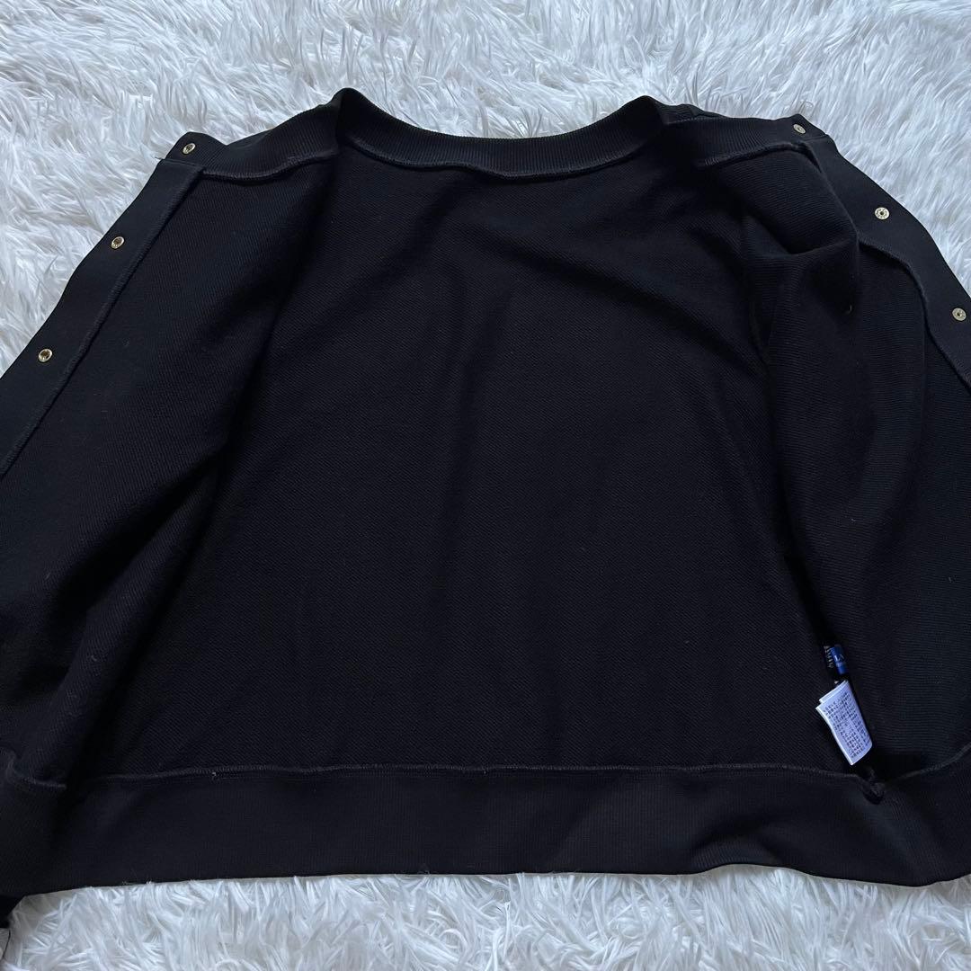 極美品✨ブルーレーベルクレストブリッジ カーディガン 金ボタン チェック 38