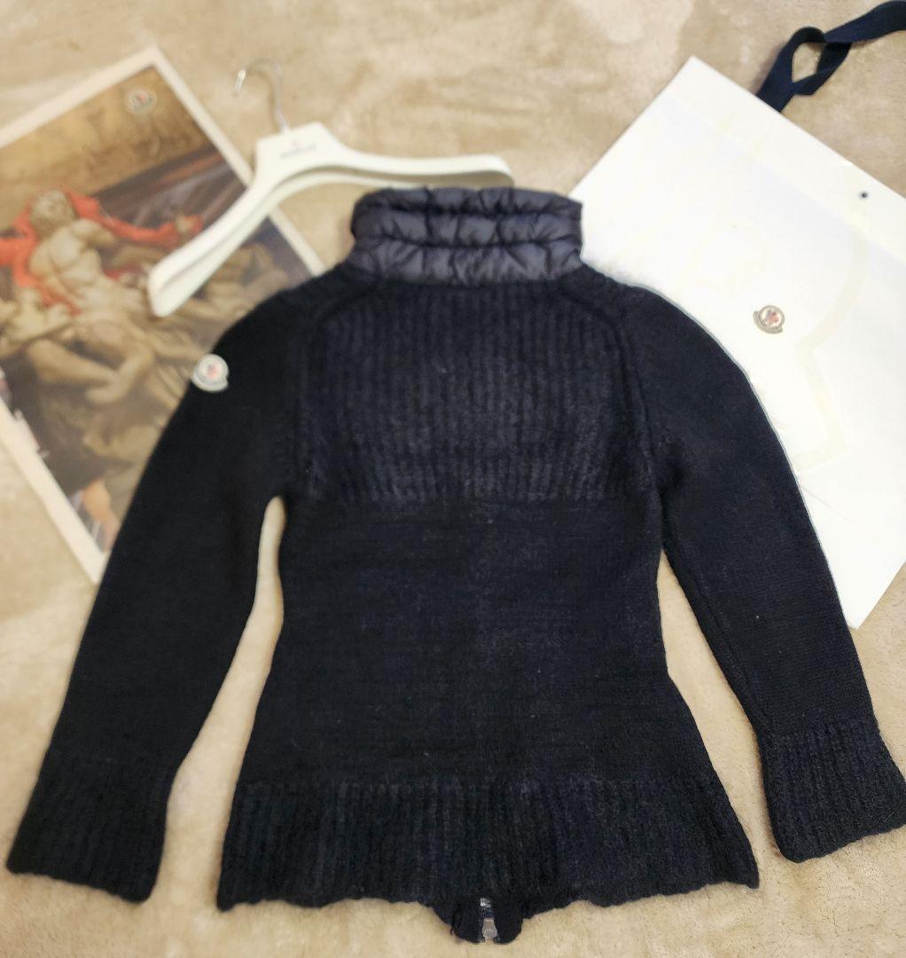正規MONCLER　モンクレール■ライトダウンカーディガン　ブラック