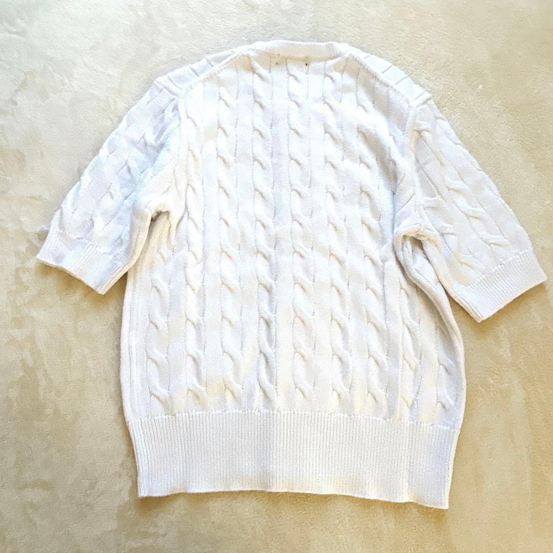 専用　　　　新品✨ポロラルフローレン ケーブルニット 半袖カーディガン ポニー
