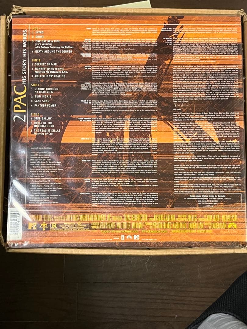 2PAC RESURRECTION レコード