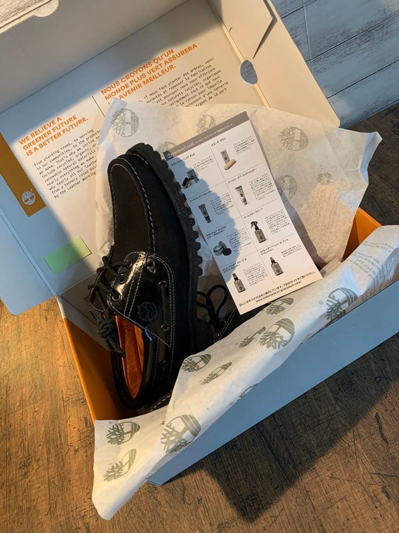 靴 Timberland authentic handsewn boat shoes