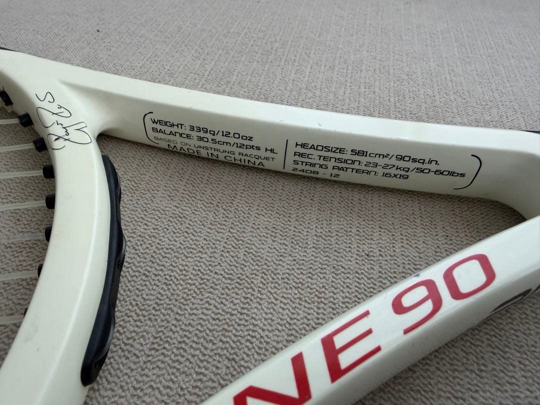 ラケット(硬式用) Wilson PROSTAFF SIX ONE 90