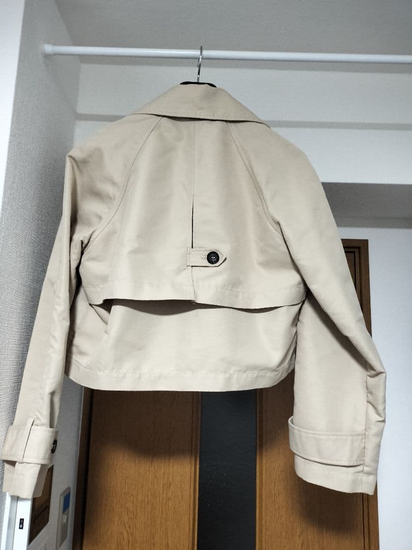 m*.様 【ZARA】ショートトレンチコート ダブルブレストトレンチコート