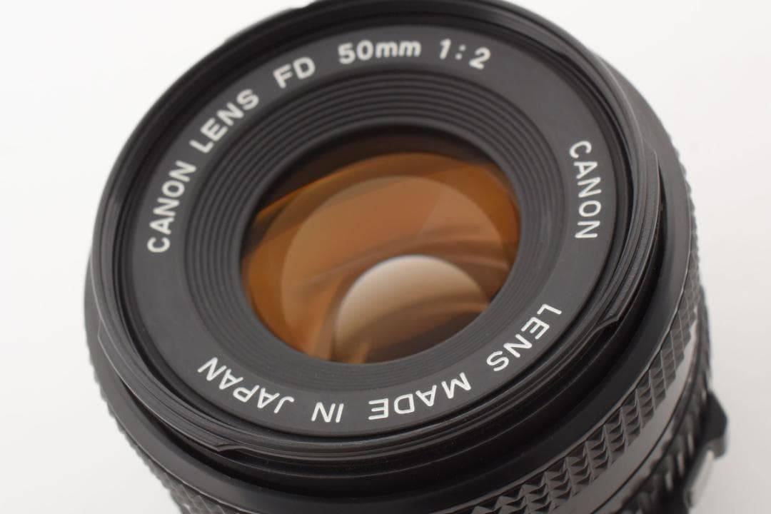 Canon カメラレンズ FD 50mm f2 ブラック キヤノン