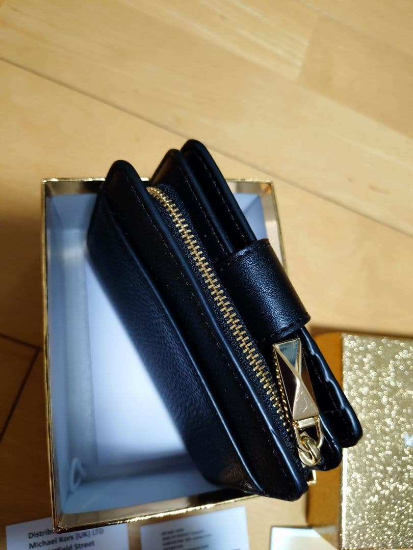 MICHAEL KORS ブラック 二つ折り財布