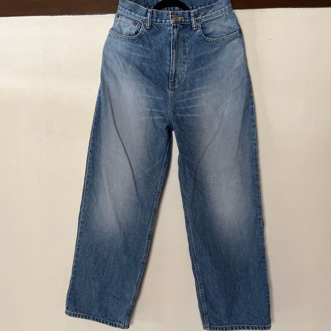 パンツ ok.soon original wide denim blue 2