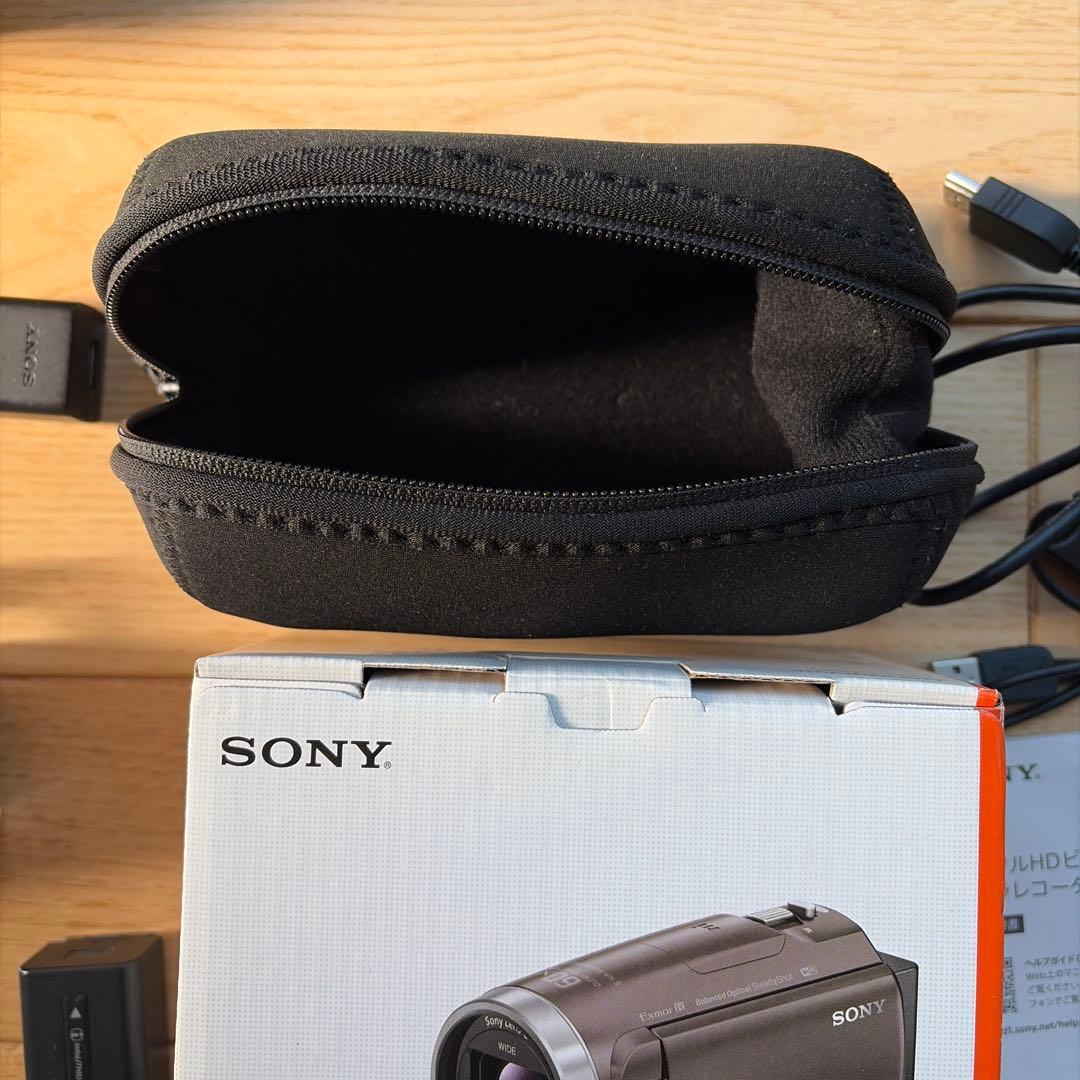 SONY HDR-CX680 ホワイト 元箱付 美品 動作良好 別売ケース付き