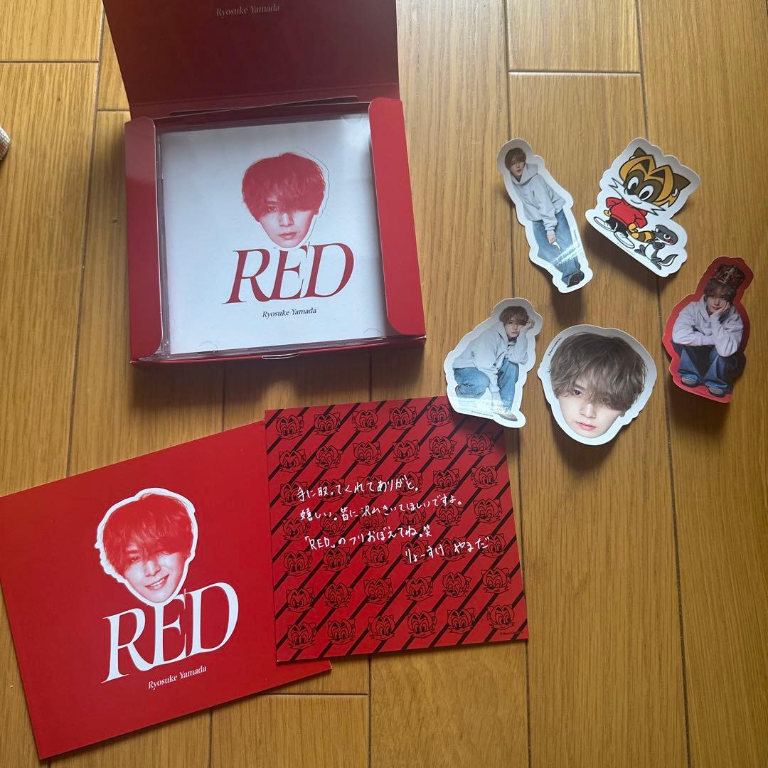 【特典付き】山田涼介 REDアルバム ファミクラ限定 Deep RED盤