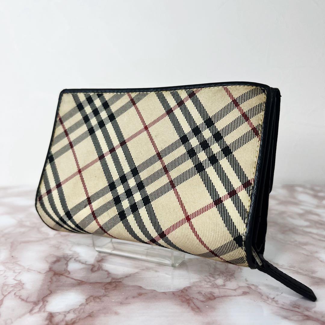 【極美品】BURBERRY 二つ折り財布　折り財布50
