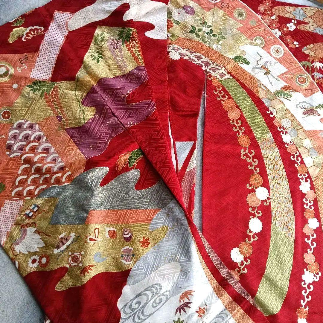 振り袖 正絹 高島屋 金糸