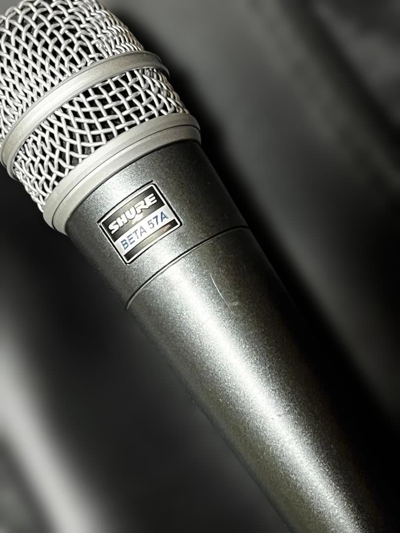 SHURE BETA 57A ダイナミックマイク ケース付き