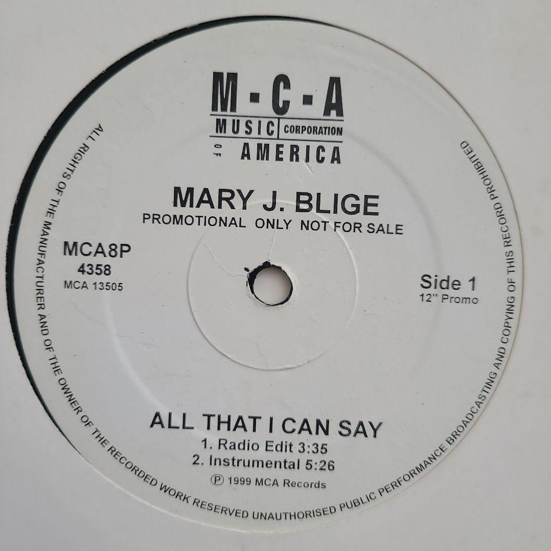 ★ＵＳオリジナル盤他★MARY J. BLIGE１２\"全１１タイトル、計１２枚