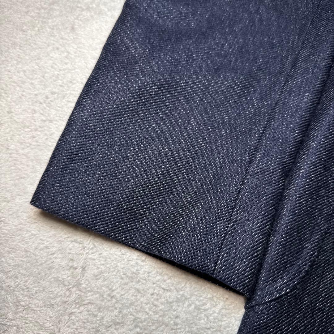 64 美品　エッリコフォルミコラ　テーラードジャケット　カシミア100% 46