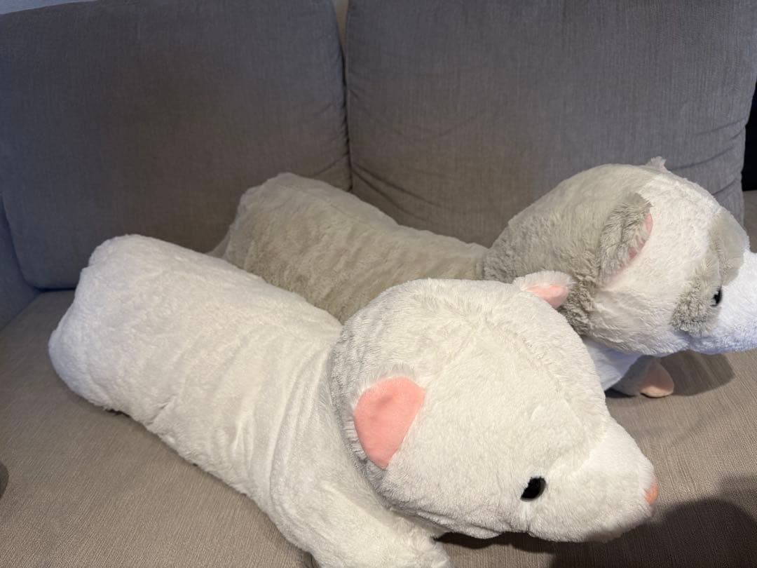 【新品】【2匹セット】　くったりんぐフェレットぬいぐるみ アミューズ
