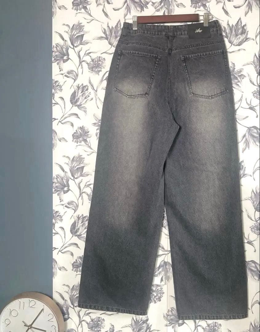 【新品 未使用】ANDWANG Kirakira bijou denim M