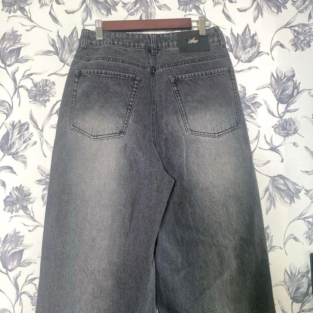 【新品 未使用】ANDWANG Kirakira bijou denim M