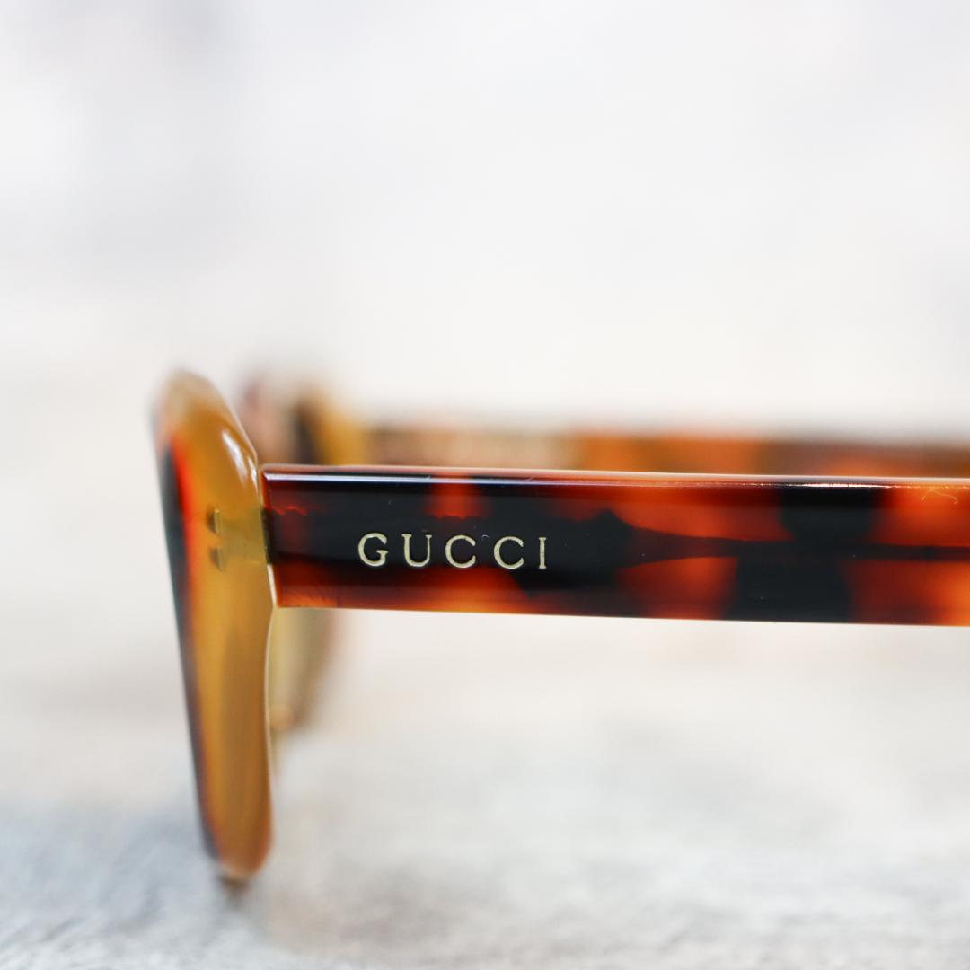 GUCCI グッチ サングラス べっ甲 ブラウン メンズ ユニセックス