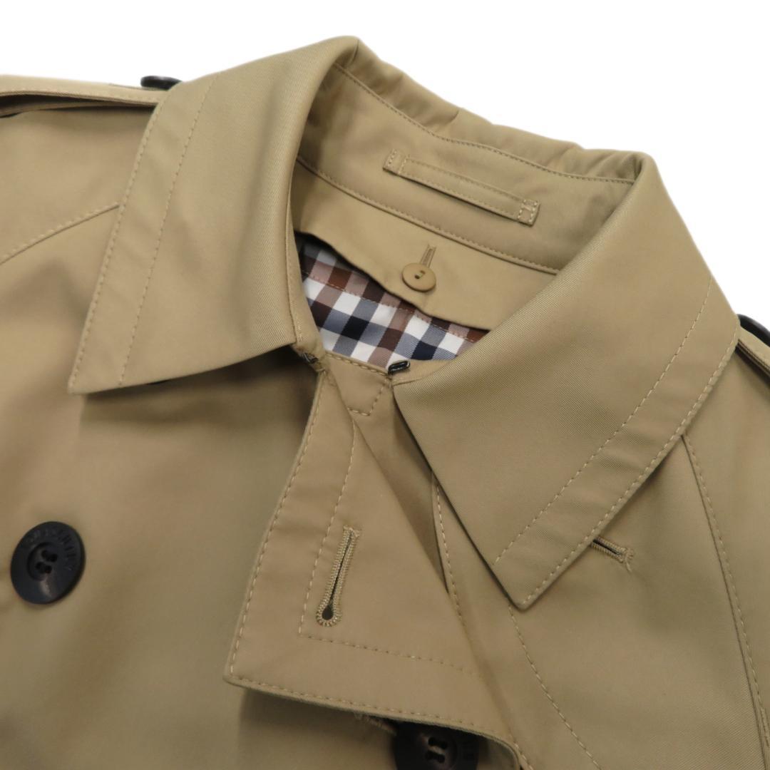 【美品】Aquascutum アクアスキュータム トレンチコート [M7467]