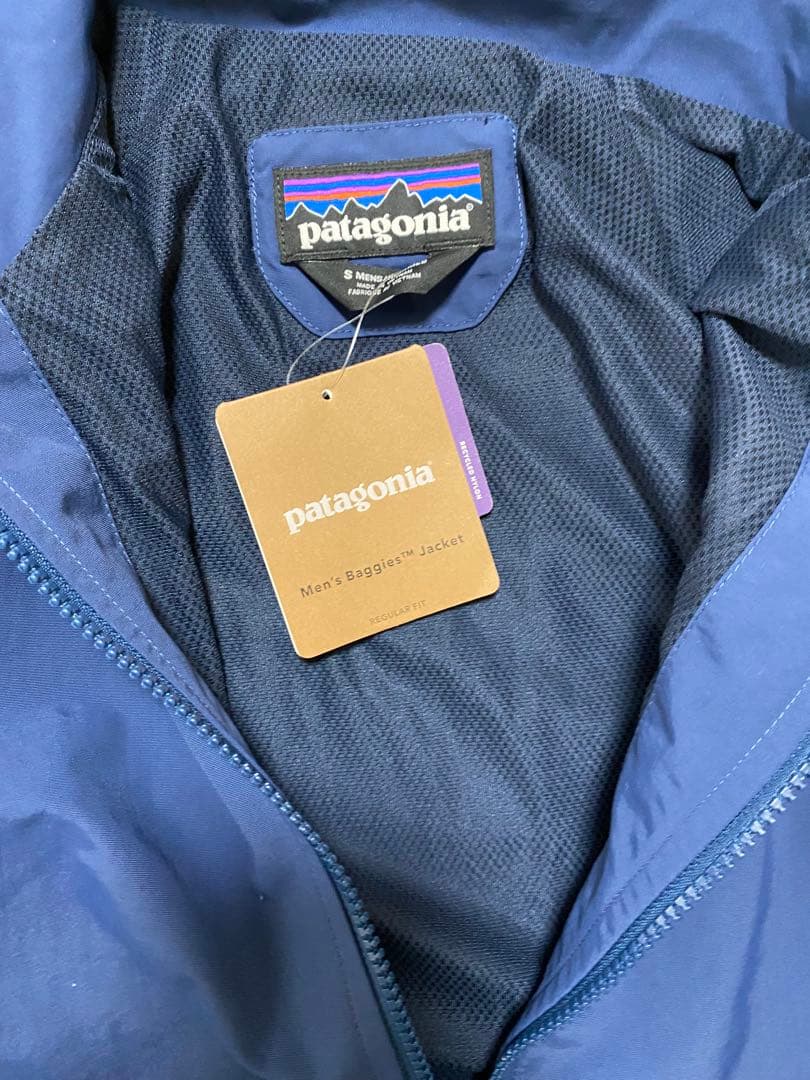 【新品未使用】廃盤Patagonia バギーズジャケット ネイビー 短丈Ｓサイズ