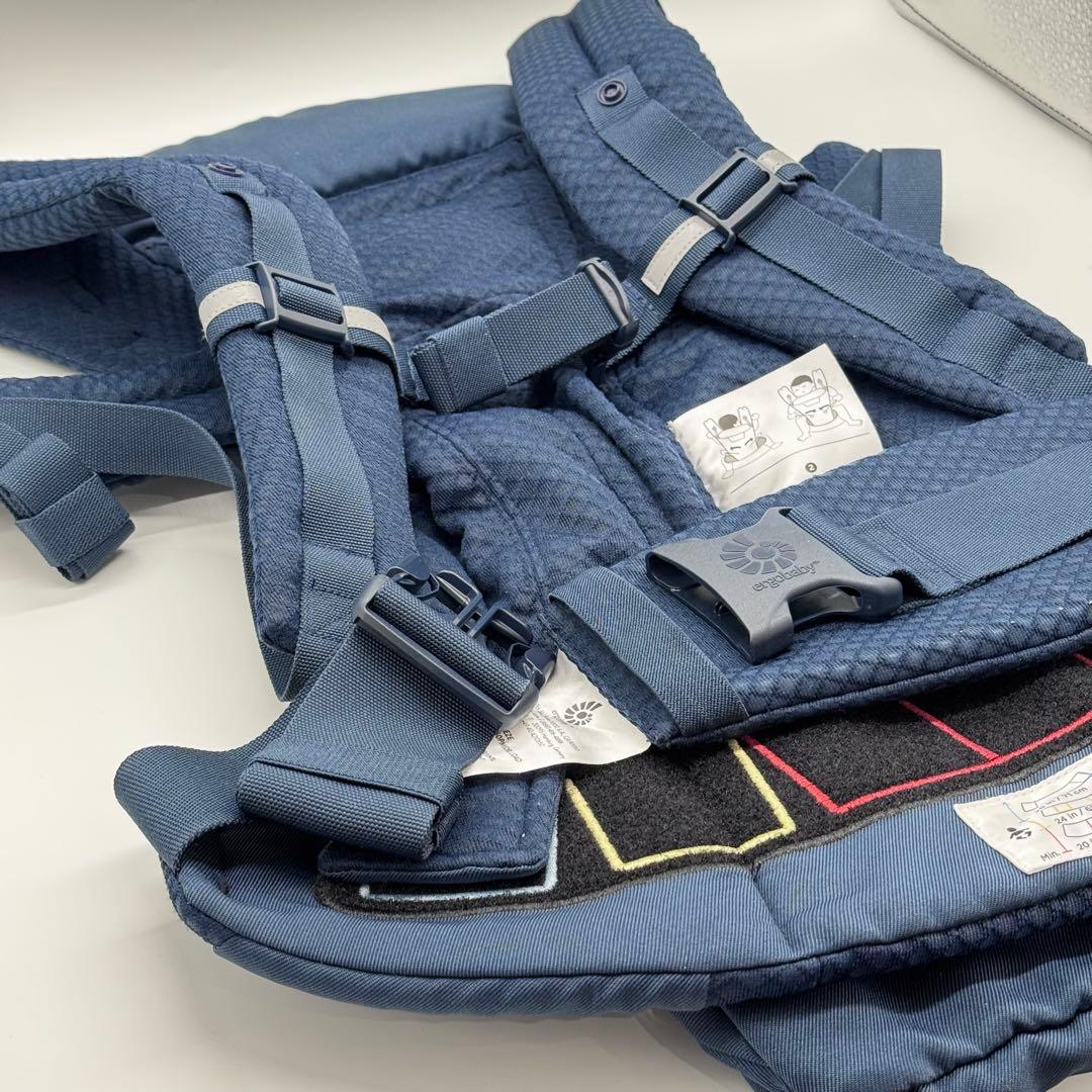 エルゴベビー オムニ ブリーズ 中古 ミッドナイトブルー 抱っこ紐 おんぶ紐