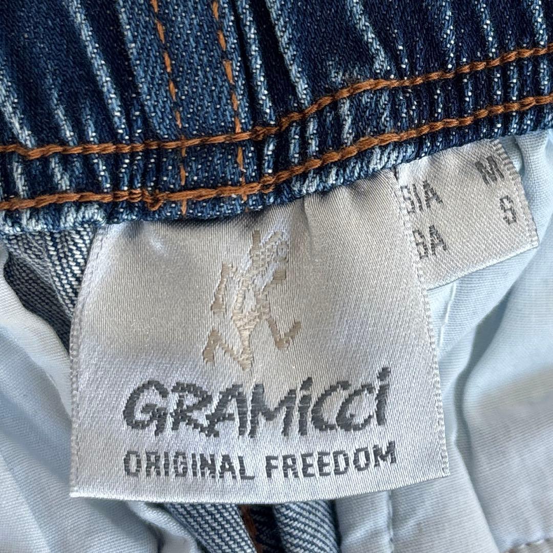 ユニセックス【Gramicci】 ストレッチ　デニム　ルーズ　テーパード　パンツ