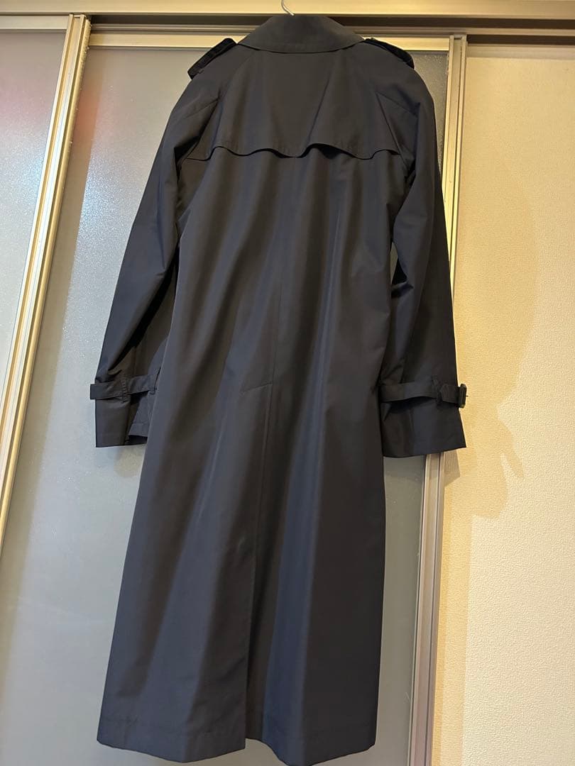 難あり【Aquascutum 】ネイビー トレンチコート
