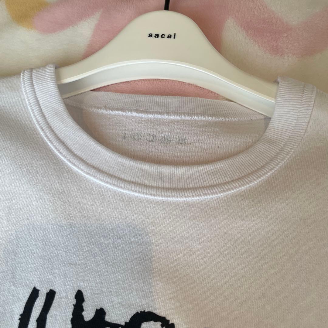 sacai2025 ssデザイン Tシャツ