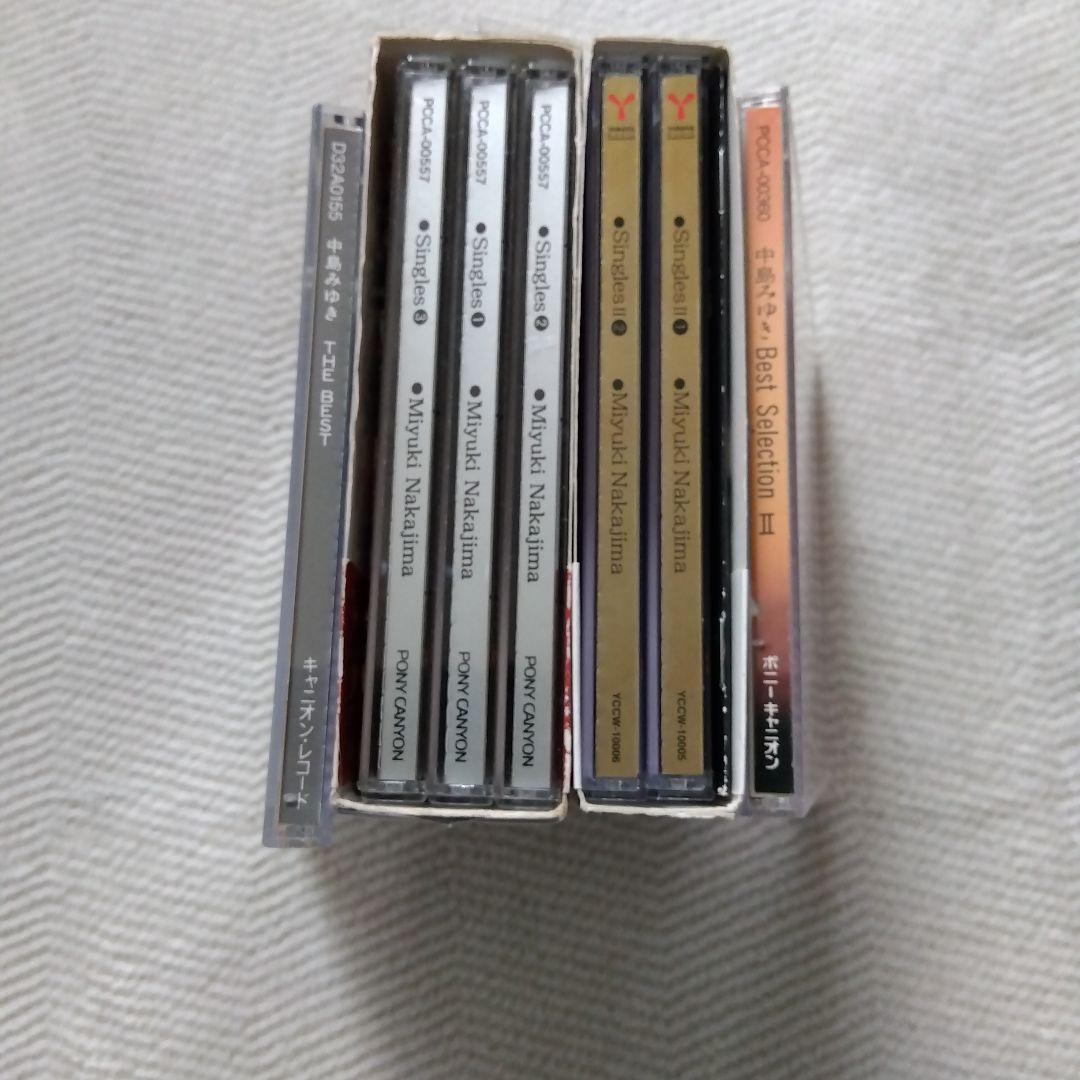 中島みゆき ｓｉｎｇｌｅｓ１＆２、BEST SELECTION、THE BEST