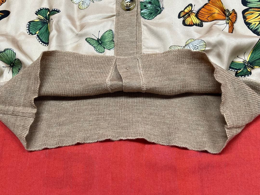 た*き様 MaxMara ニットカーディガン　Mサイズ（シルク＆バージンウール）