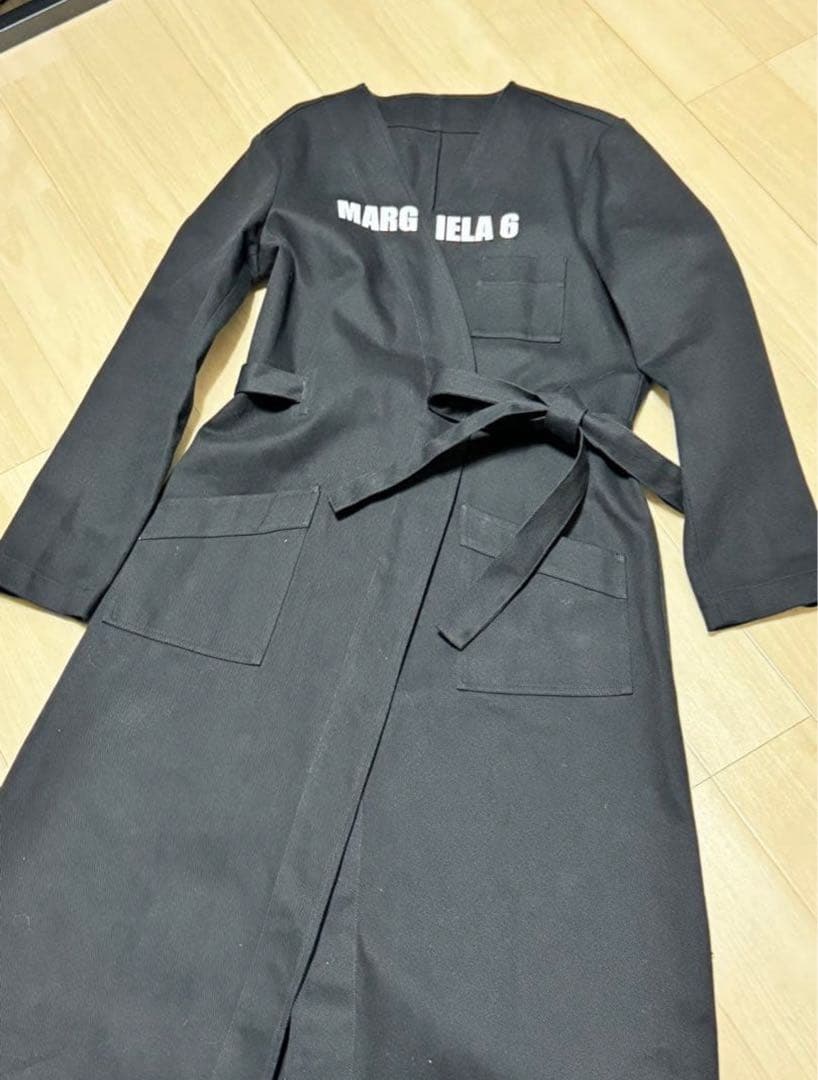 ら*ん様 MARGIELA 6 黒 ロングコート